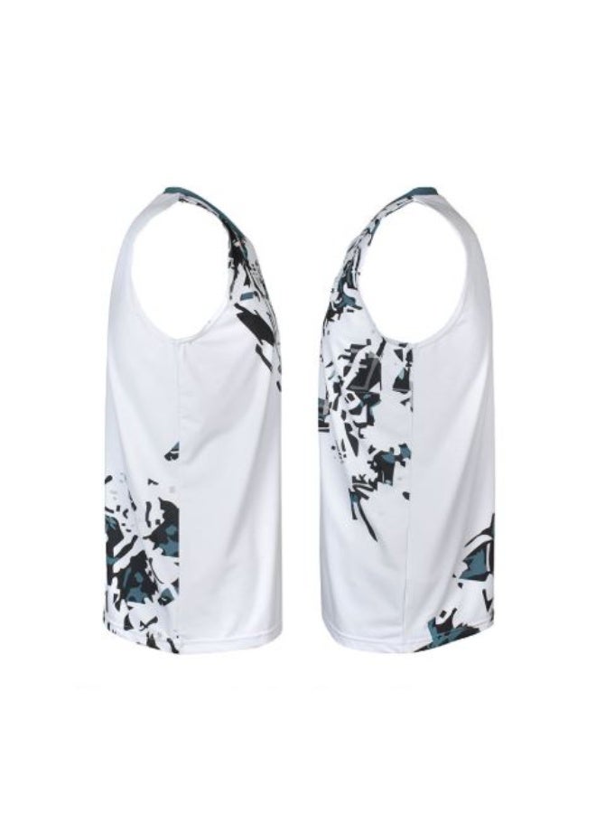 Apacs SL 22228 Sleeveless Badminton T-Shirt, White – Lightweight Quick-Dry Sleeveless Sports Shirt, Breathable Athletic Wear for Badminton, Training & Indoor Sports - Image 3