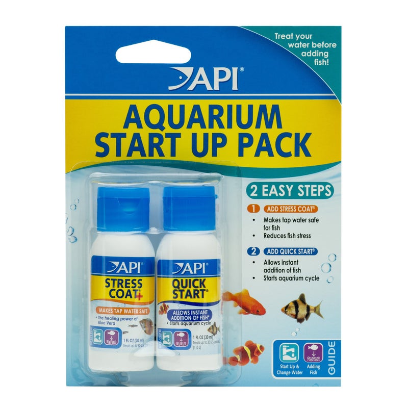 API AQUARIUM START UP PACK Water Conditioner 1.25-Ounce Bottle 2-Pack - Image 1