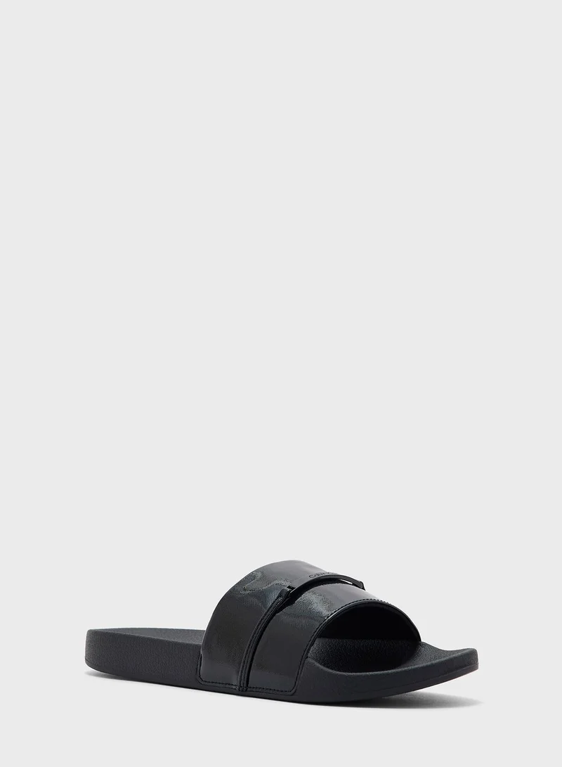CALVIN KLEIN One Strap Flip Flops