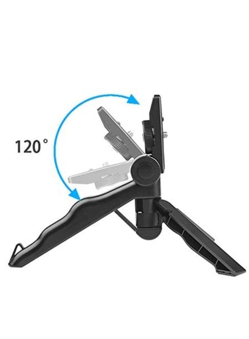 Vlogging"Like Me" LED Video Light + Microphone + Mobile Phone Holder + Hand Grip/Mini Tripod Compatible with Smartphones for TikTok,Youtube etc.c - Image 3