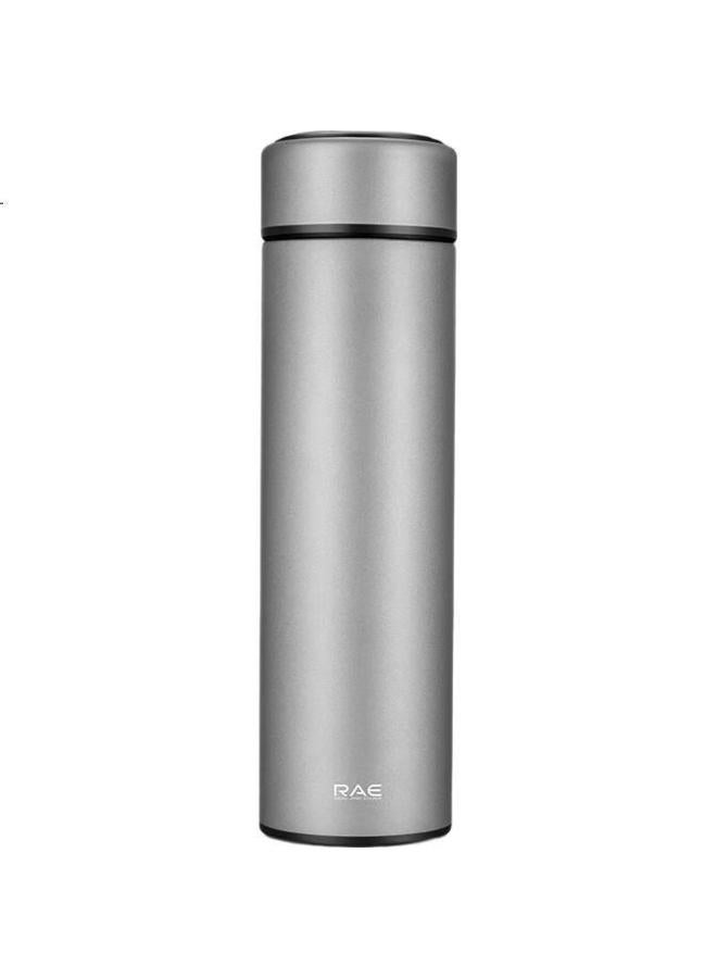 Rae Ran Ye (Rae) Insulated Mug, College Student Water Bottle, Home Use 304 Stainless Steel Tea Cup, 500Ml, Space Gray, R3319 - Image 2