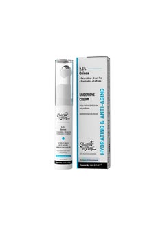 Chemist at Play Under Eye Cream With 2% Revital Eye & Quinoa Extract|Reducing Dark Circles Puffiness Wrinkles Crows Feet|Plantbased Ceramides|100% Vegan|Cooling Gel & Roller For Men & Women|15G  - Image 1