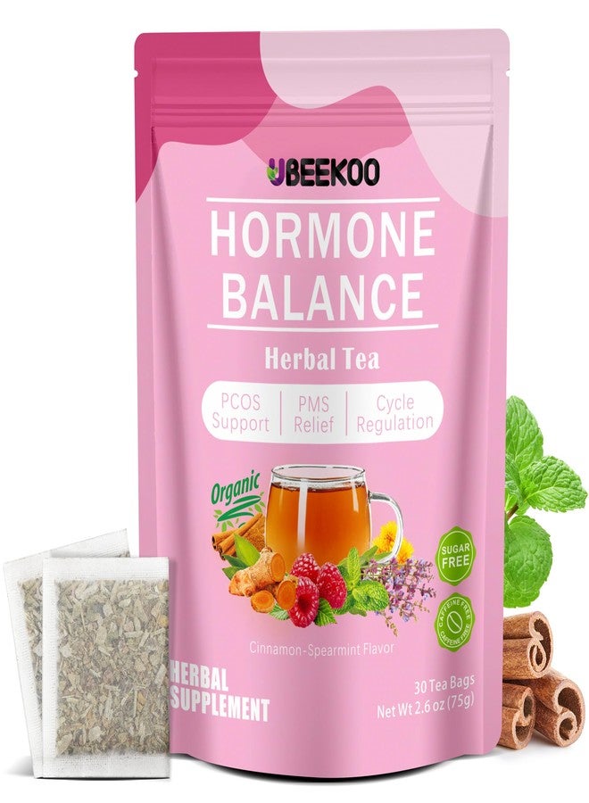 UBEEKOO Hormone Balance Herbal Tea for Women, Caffeine-Free, 30 Tea Bags - Image 1
