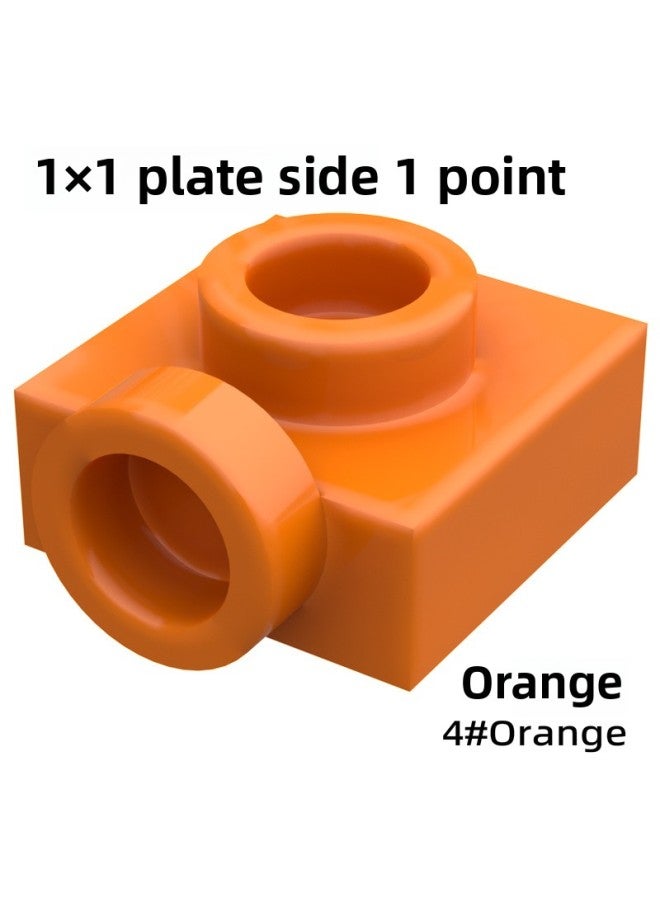 Tide Product Compatible With Lego Domestically Developed Parts 1x 1 Board Side With Short Hole Point MOC Special Accessories Kf-0004-Color:Orange 0.1kg About 510 Pieces  - Image 1