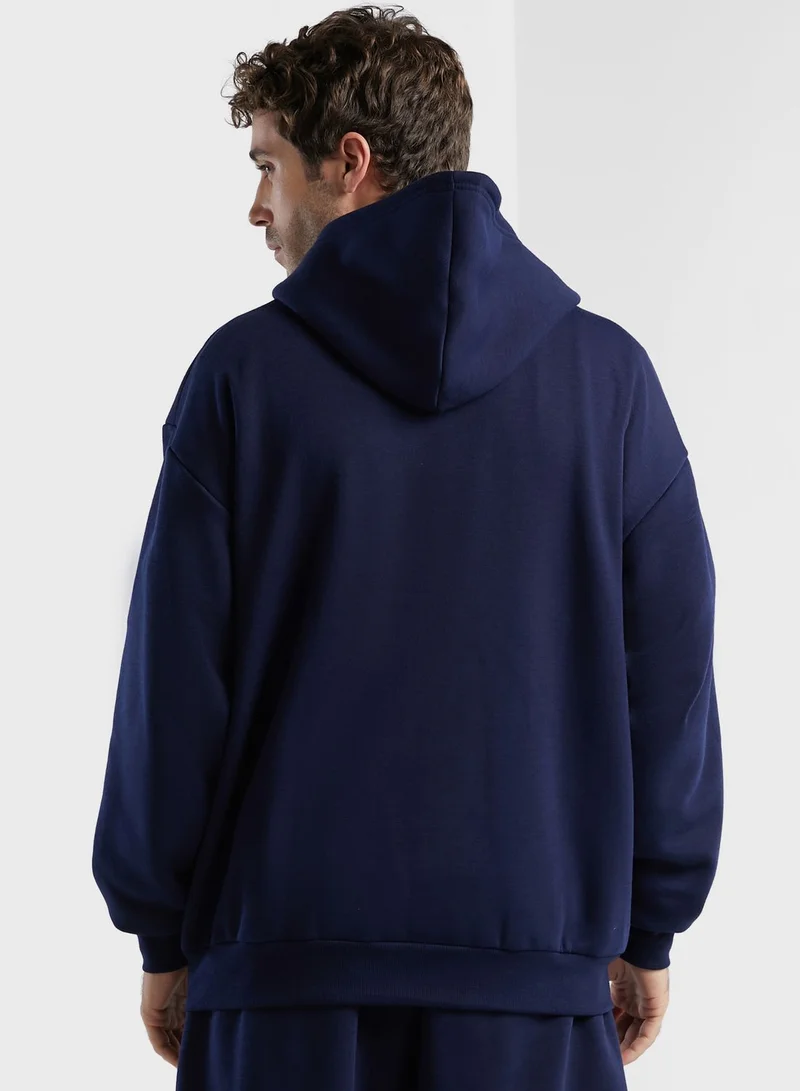 The Giving Movement Lounge Oversized Zip Hoodie