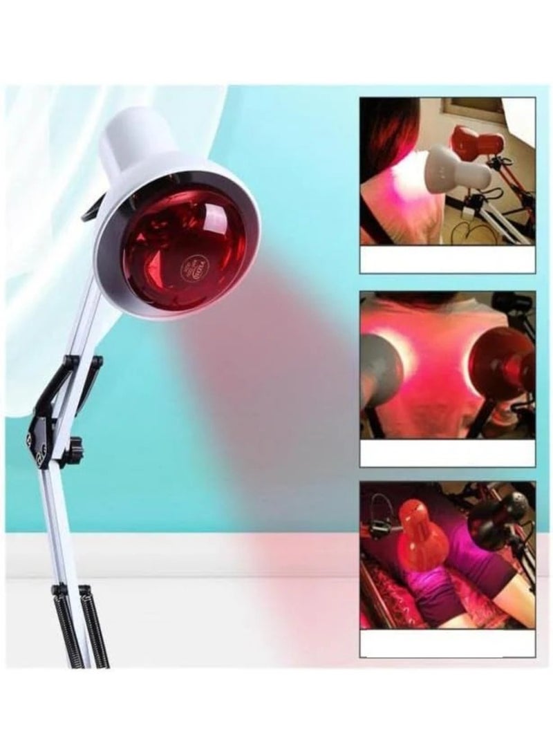 LEDVANCE Ledvance 250W Infrared Heater Lamp, Red Bulb, E27 Base – High Efficiency Heating Light - Image 5