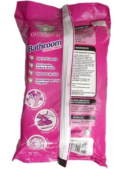 GreenShield Organic GreenShield 4in1 Bathroom Surface 70 Large wipes, Kills Bacteria, Ideal for baths, basins & showers, makes the surface shiny, leaves bathrooms fresh and shiny.  - Image 2
