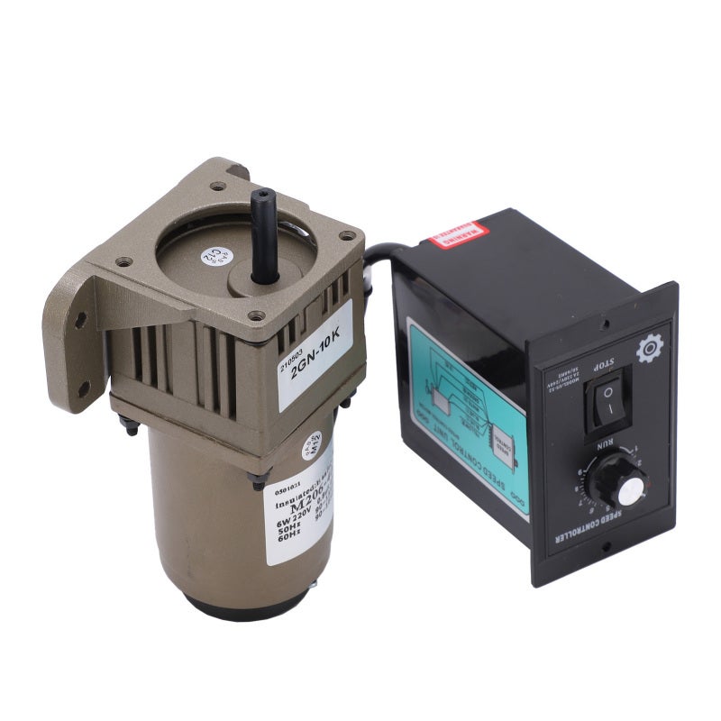 MOTOR Gear Motor: AC 220V 6W High Moment Of Force - Reversible Adjustable Speed Metal Gear Motor For Packaging Machine Tool Textile Automobile Industries - Image 3