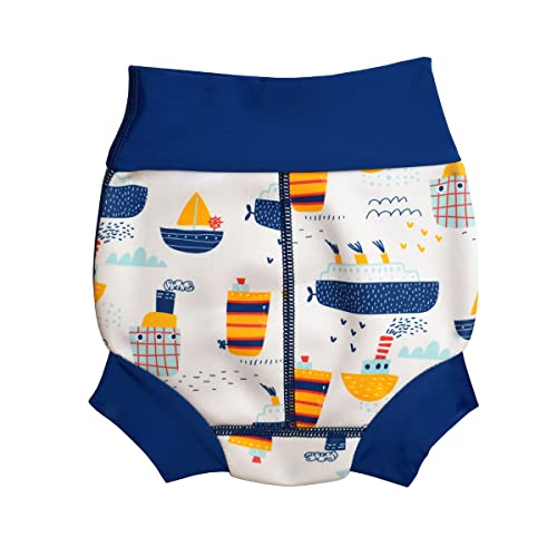 Splash About Happy Nappy Reusable Swim Diaper, Tug Boats, 4-5 Years - Image 2