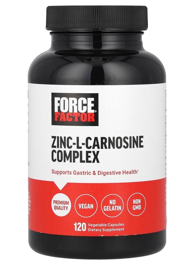 Force Factor Zinc-L-Carnosine Complex 120 Vegetable Capsules