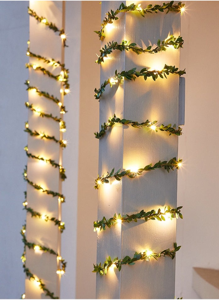 Generic - Solar Maple Leaf Rattan LED Light String 10 Meters - Image 1