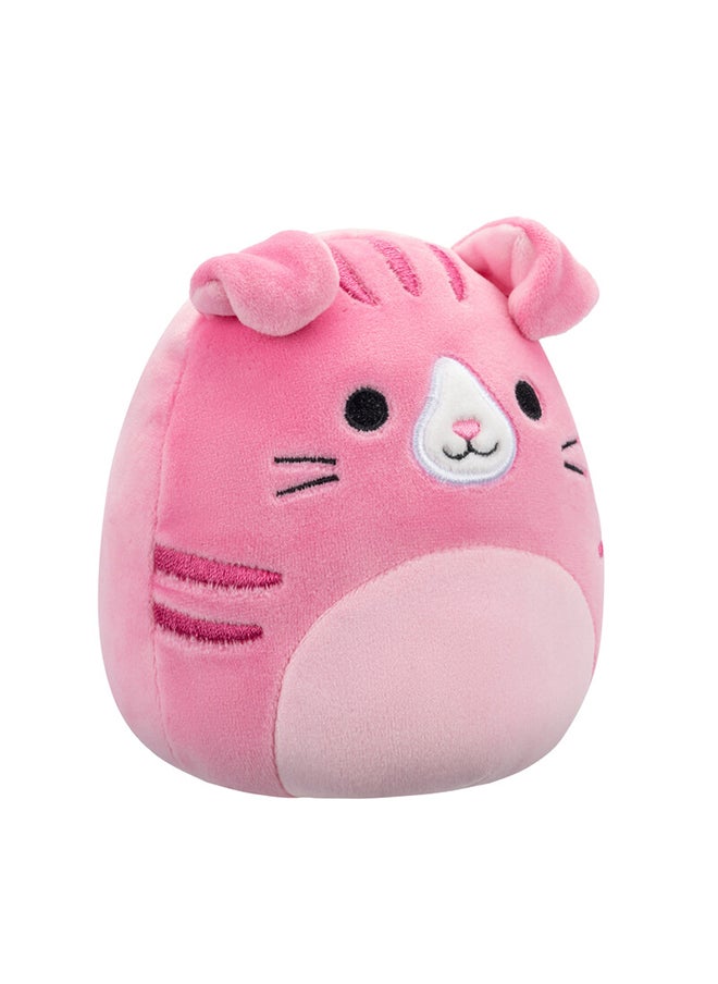Squishmallows Little Plush 5 inch Geraldine Pink Scottish Fold Cat/Brock White and Tan Bulldog Flipamallows Flipamallows Officially Licensed Kellytoy Plush Toy Colorful Soft Gift for Kids Girls & Boys Washable Squishy Stuff Toy Multicolor All Age  - Image 2