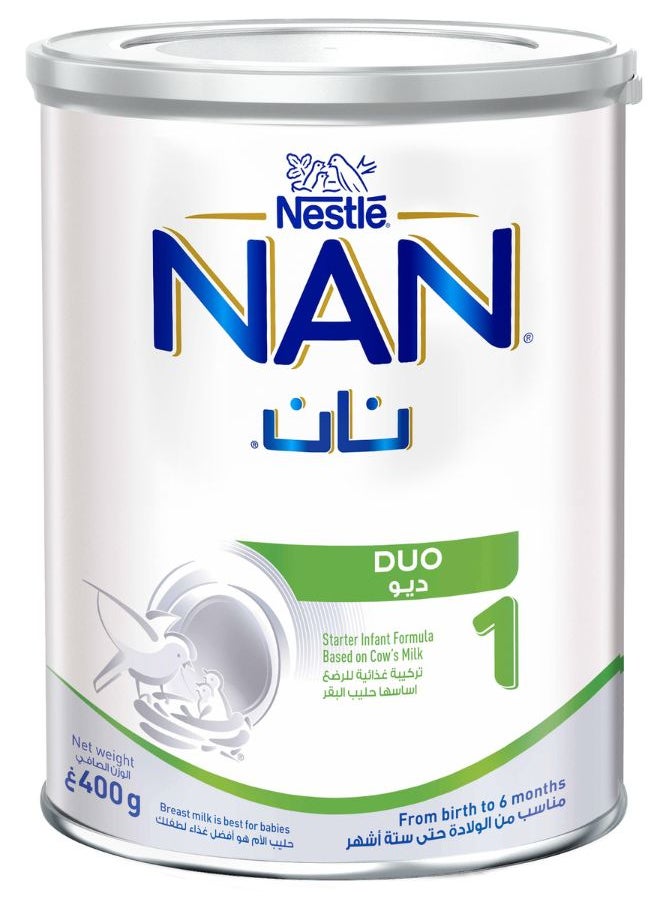 Nan Duo Stage 1 From Birth to 6 Months Baby Formula 400g  - Image 1