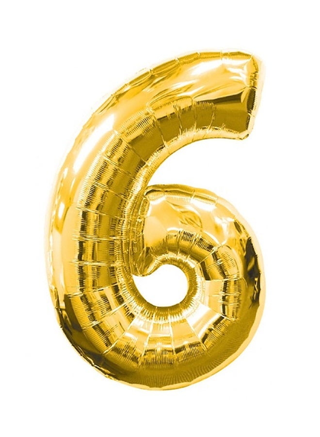 بالون هليوم على شكل 6 لحفلات 16 بوصة