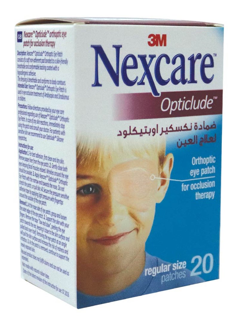3M Opticlude Eye Patch Regular 20'S 1539