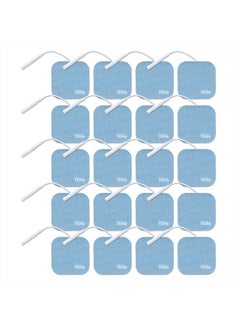 Discount TENS TENS Wired Electrodes Compatible with HealthMateForever, 2 inch x 2 inch Premium HealthMate Compatible Replacement Pads for TENS Units, Discount TENS Brand (2 inch x 2 inch 20 Pack)  - Image 1