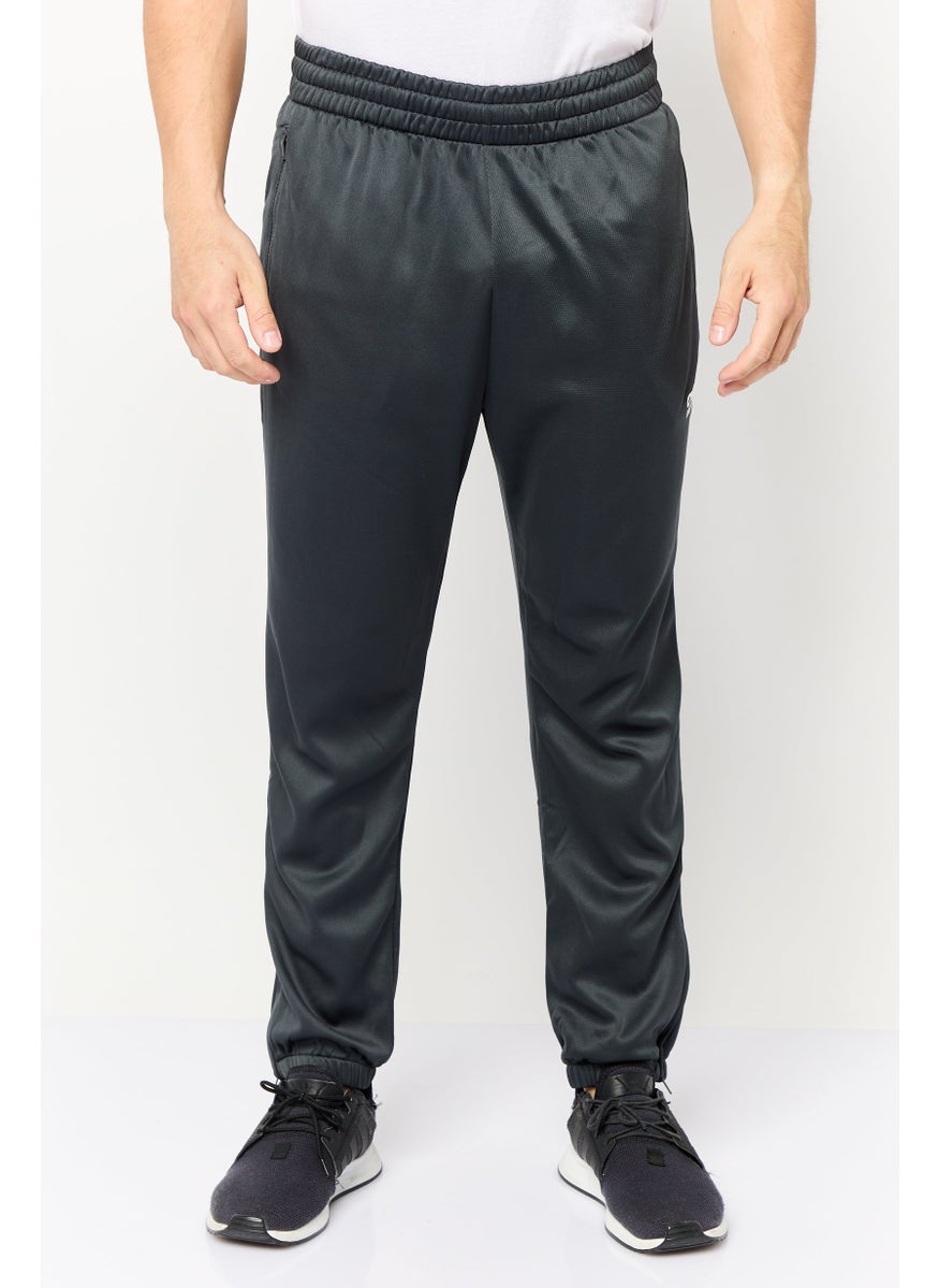 Adidas Men Sportswear Fit Basketball Sweatpants, Charcoal  - Image 1