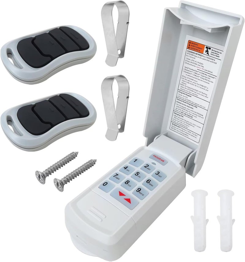New Garage Door Opener Keypad and Remote Fit for Genie/Overhead Models GK-R 37332R OKP-BX GK-BX GWKP, GWK-IC, ACSDG, ACSDA1, ACSD1G, B8QACSDA, B8QACSDA1 - Image 2