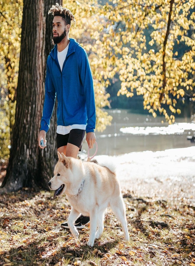 مايل هاي لايف طوق قصير للكلاب من مايل هاي لايف، طوق قصير للكلاب الكبيرة، طوق عاكس للكلاب بطرف جلدي، طوق متين لتدريب الكلاب الكبيرة والمتوسطة الحجم والمشي (وردي، 18 بوصة) - Image 3