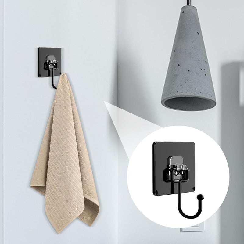 gratixell gratixell Large Wall Hooks for Hanging 5 Pack Hooks Versatile Hooks for Clothes Kitchen Utensils Pots Pans Bags Mug Hooks Under Cabinet  - Image 2