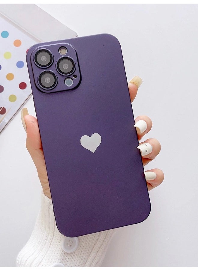 ShebSheb - iPhone 15 Pro Max Case, Cute Love Phone Cases Cover with Camera Lens Protector - Image 1
