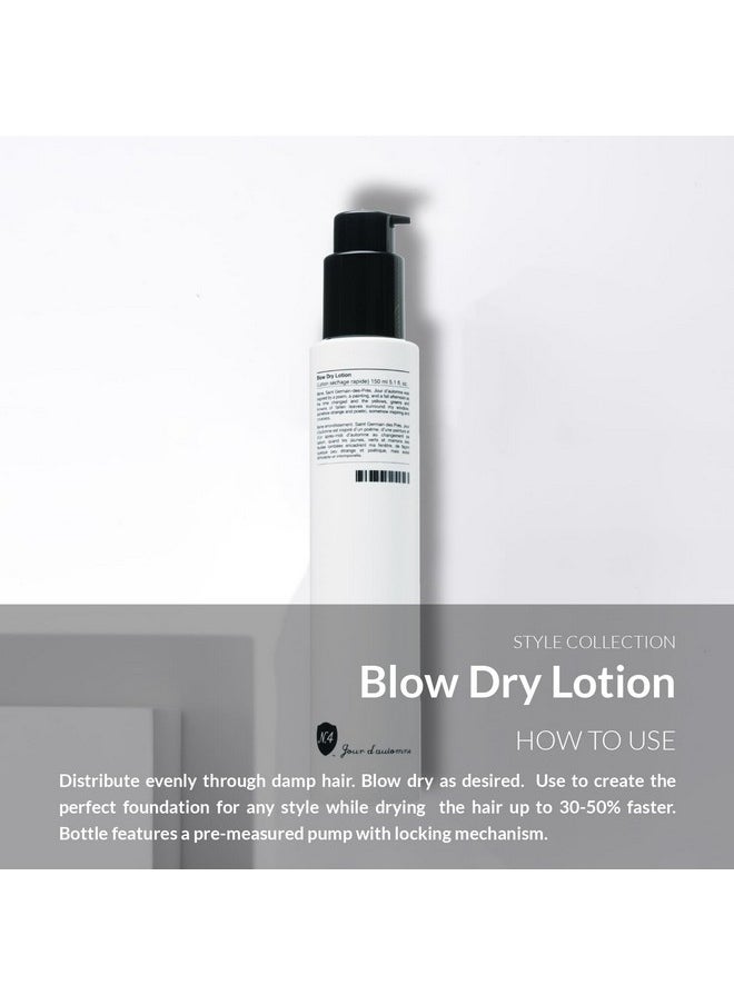 Number 4 - Blow Dry Lotion Anti Frizz Hair Products Hair Styling Cream 5.1 Oz - Image 1
