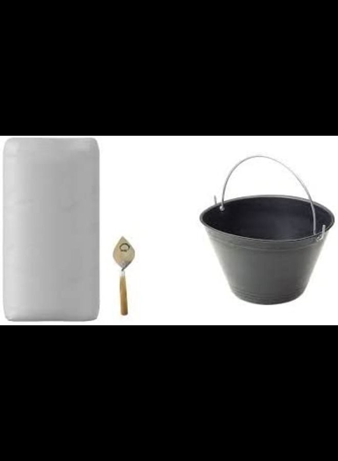 ABBASALI White Cement 2kg With Bucket - Image 1