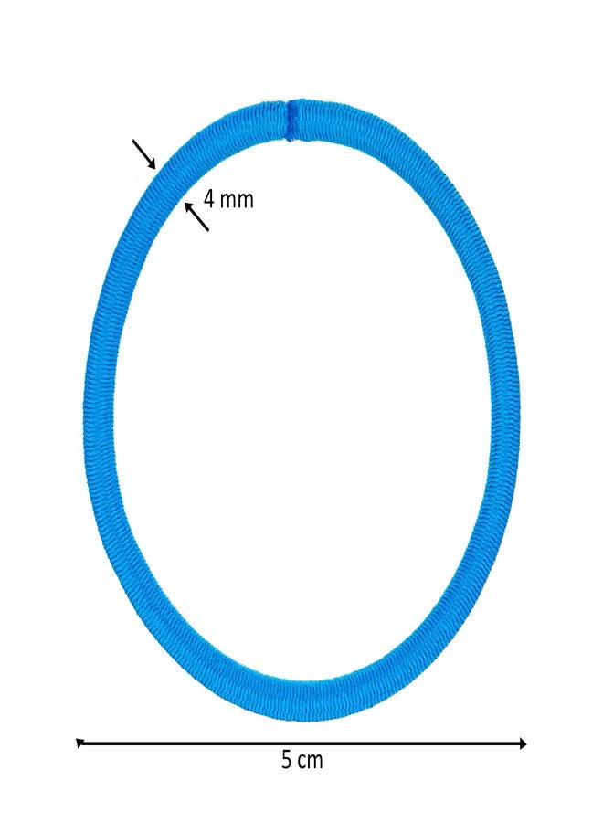 Expressions 216-Piece Hair Elastics Value Pack - 4mm Neon Ponytail Holders for Women, Durable No Metal Bands for Thick, Curly, and All Hair Types - Image 4