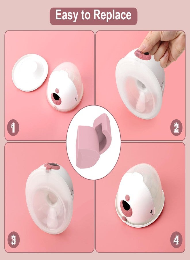 ١٠ أغطية فوهة متوافقة مع مضخة الثدي القابلة للارتداء Momcozy M5، مقاومة للغبار، تحافظ على النظافة، تمنع التسرب. غطاء فوهة سيليكون مناسب لمضخات M5، قطع غيار لمضخات الثدي - Image 5