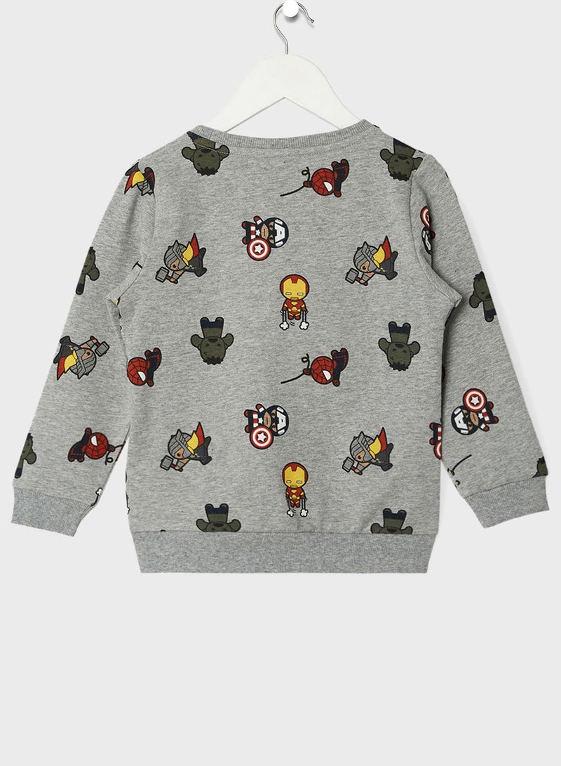 NAME IT Kids Marvel Long Sleeve Sweatshirt  - Image 2