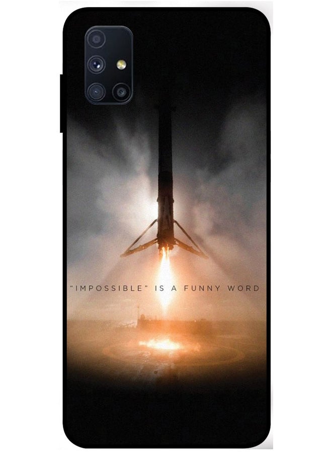 EYE CATCH - Protective Case Cover For Samsung Galaxy M51 Smart Series Printed Protective Case Cover for Samsung Galaxy M51 Impossible Is a Funny Word - Image 1