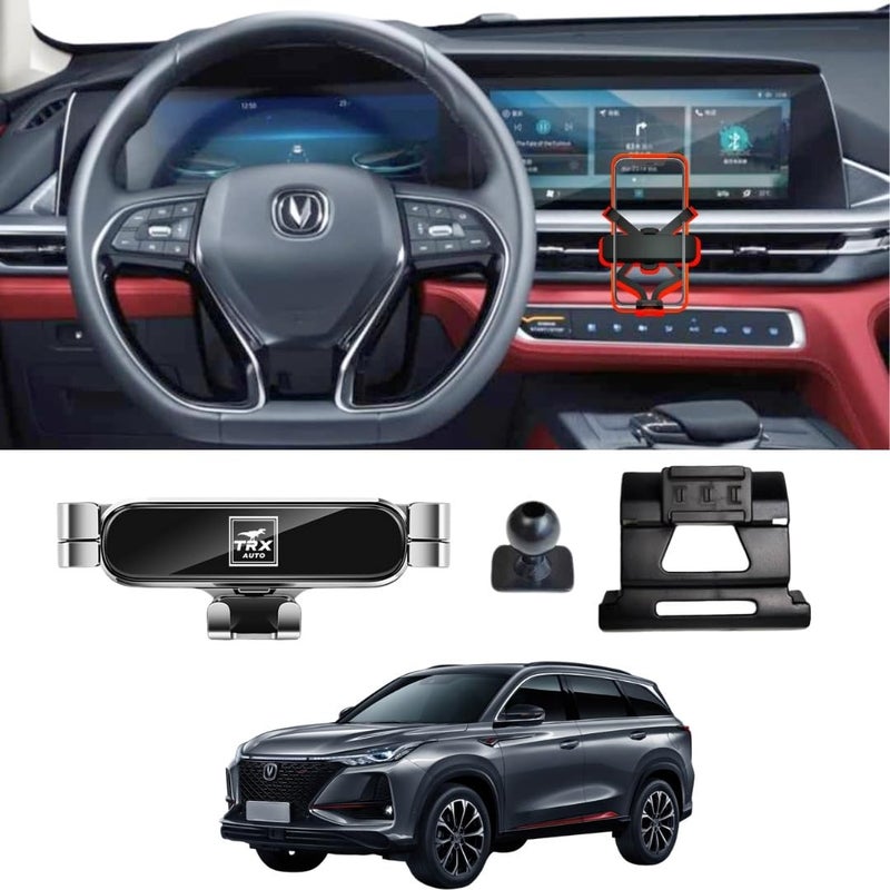  تي ار اكس اوتو حامل هاتف TRX AUTO مع حامل الجاذبية لسيارة شانجان CS75 بلس (2019 إلى 2022) | ملحقات شانجان 2024 | حامل هاتف شانجان CS75 - Image 1