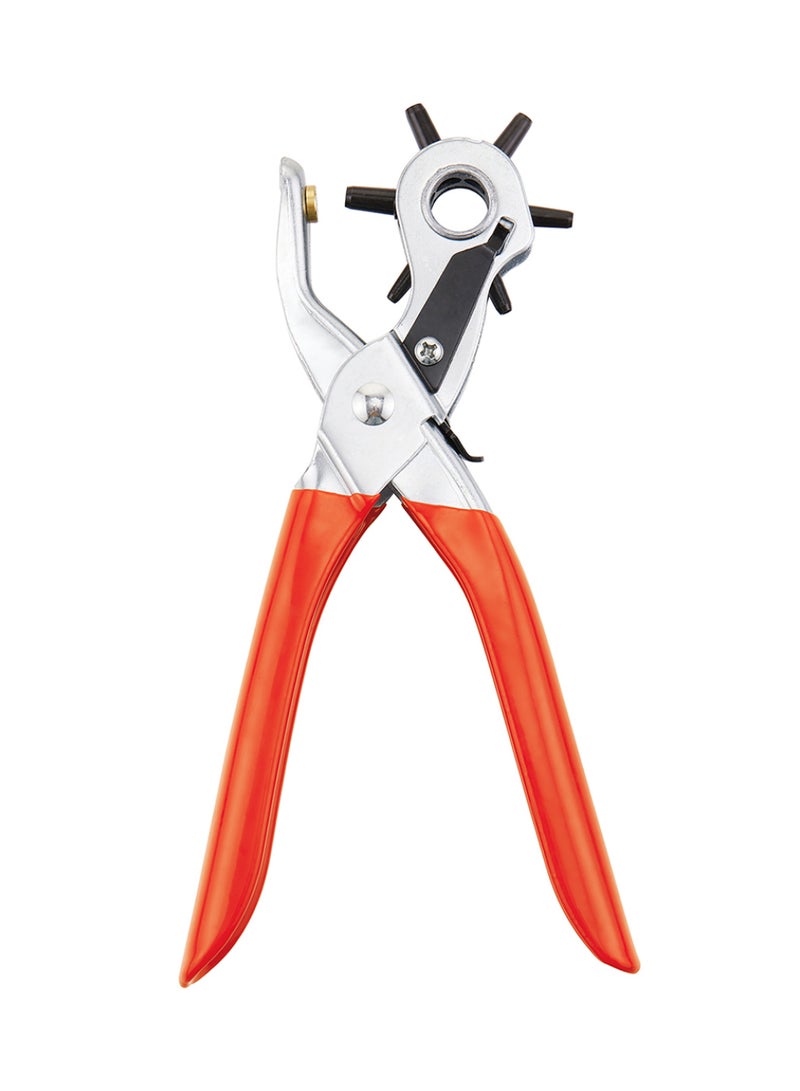 LAWAZIM Pro7 Leather Hole Puncher - Easy Hole Size Adjustment Multi-Size Rotating Tool with Soft Grip Handles for Comfortable Punching and Precise Crafting Belt Making Leatherworking - DIY and Professional - Image 1