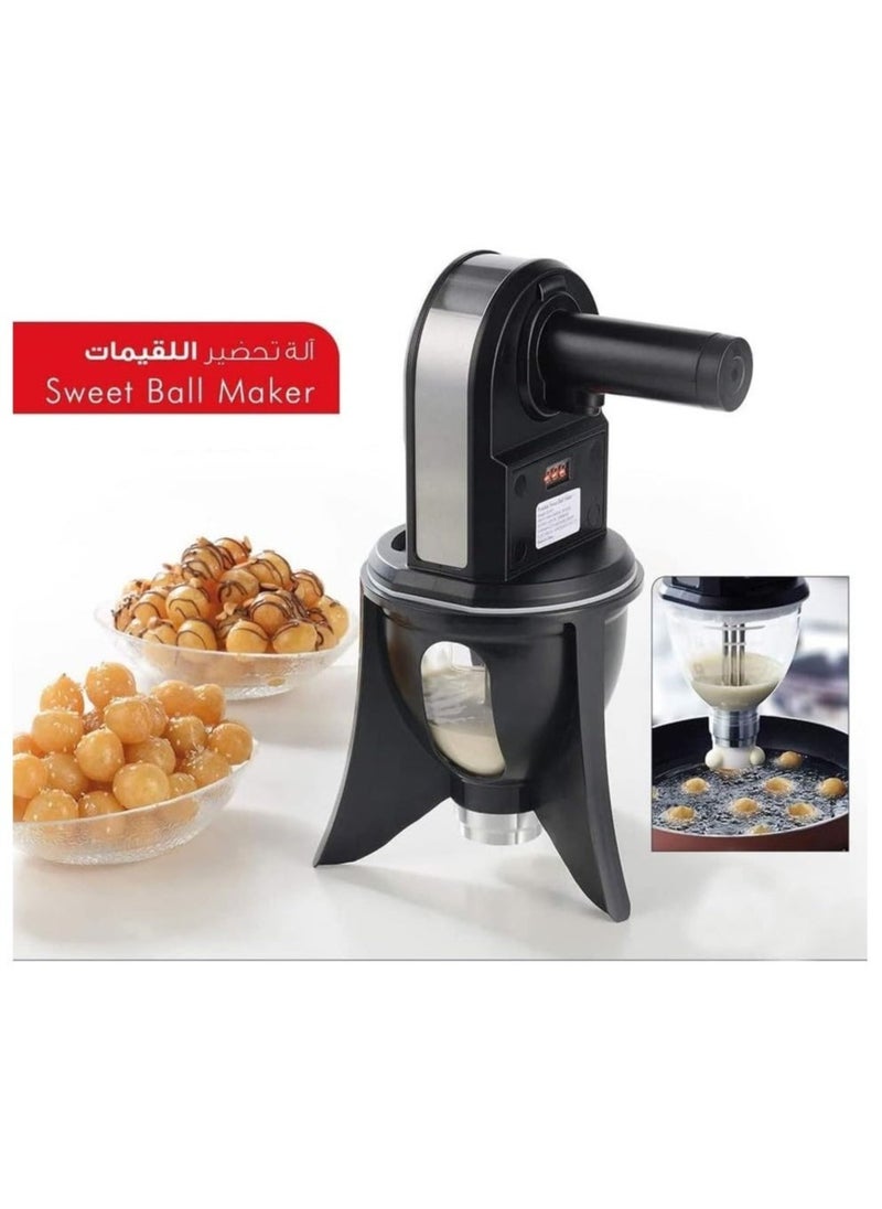 ELTRAZONE Sweet Dumpling Luqaimat Maker SJ0820 | Automatic Electric Dough Ball Maker | Quick & Even Frying for Luqaimat, Donuts, Meatballs & Snacks | Non-Stick Coating | Digital Screen Counter | Easy-to-Use On/Off Switch | Perfect for Home & Commercial Use  - Image 3