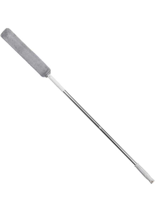Znworld Bedside Dust Brush, Extendable Long Handle Mop Sweep Cleaning Brush, Bendable Microfiber Duster, Removable & Washable Hand Duster for Sofa Bed Furniture Bottom Gap Dust-Wet or Dry Use - Image 1