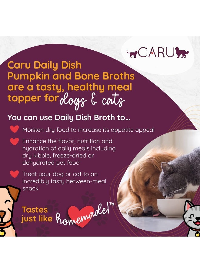 CARU Daily Dish Beef Broth Meal Topper for Dogs and Cats 11 lbs - Image 2