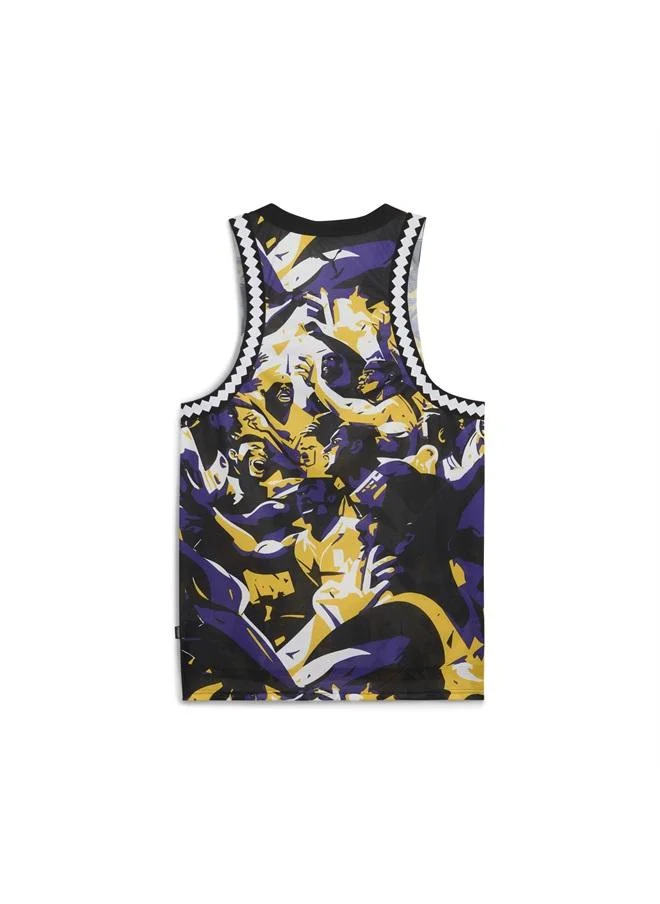 Puma  Rival Rage All-Over Print Mesh Tank Men for Men | Best Price UAE
