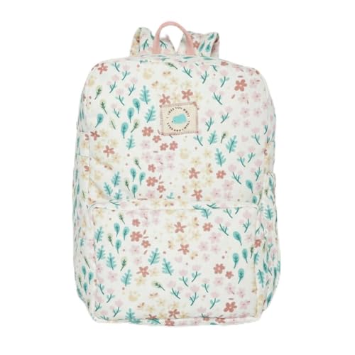 TIDY SLEEP Cute Backpack for Kids Girls Boys Toddler Backpack Preschool Nursery Travel Bag - Size (34x24) cm - Floral Pink - Image 1