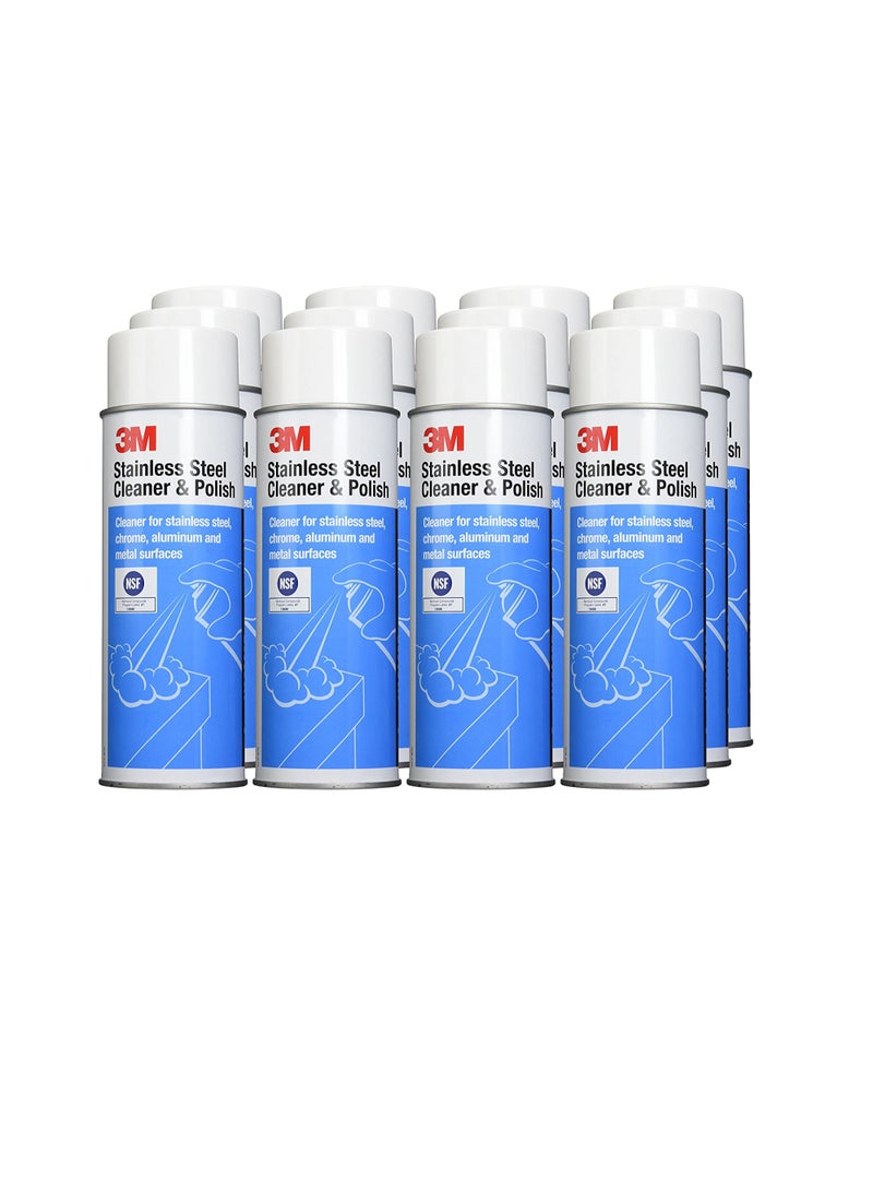 3M 3M MROS3M101 Stainless Steel Cleaner and Polish (Pack of 12) - Image 3