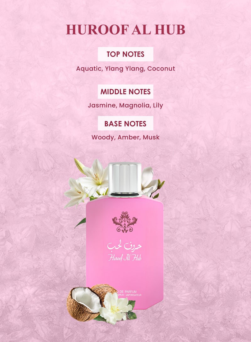 mahabub HUROOF AL HUB 100ML From Mahabub perfumes - Image 2