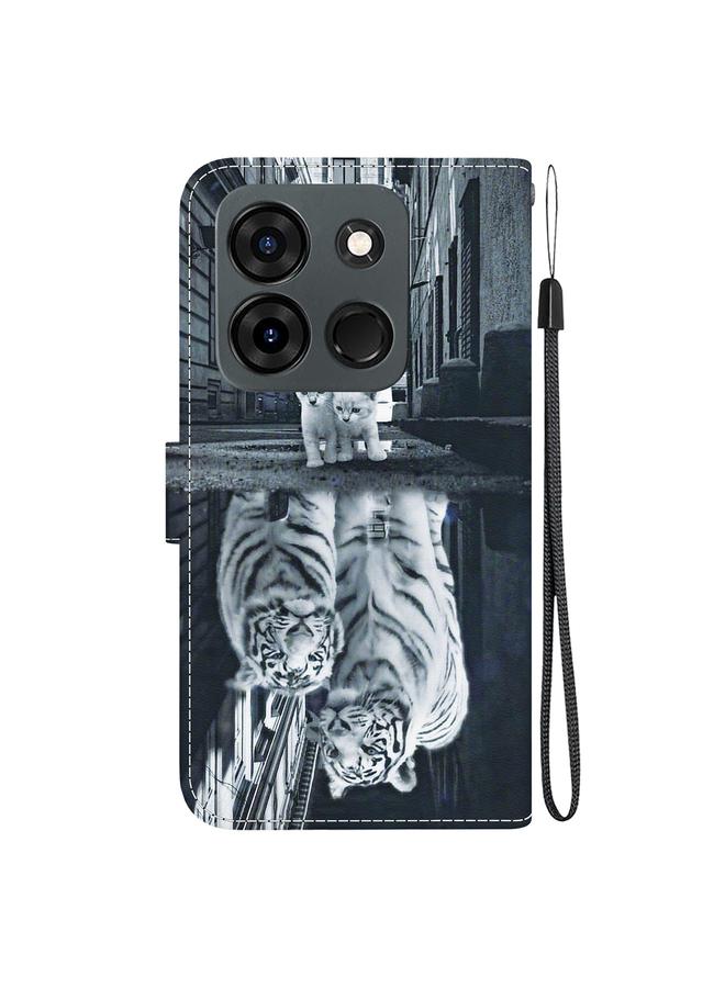 S-TOP Case For Infinix Smart 7 Indian Crystal Texture Colored Drawing Leather Phone Case - Image 3