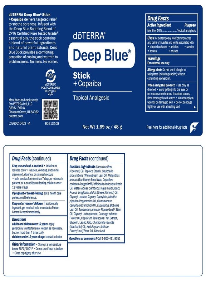 doTERRA Deep Blue Stick - 2 Pack - Image 2