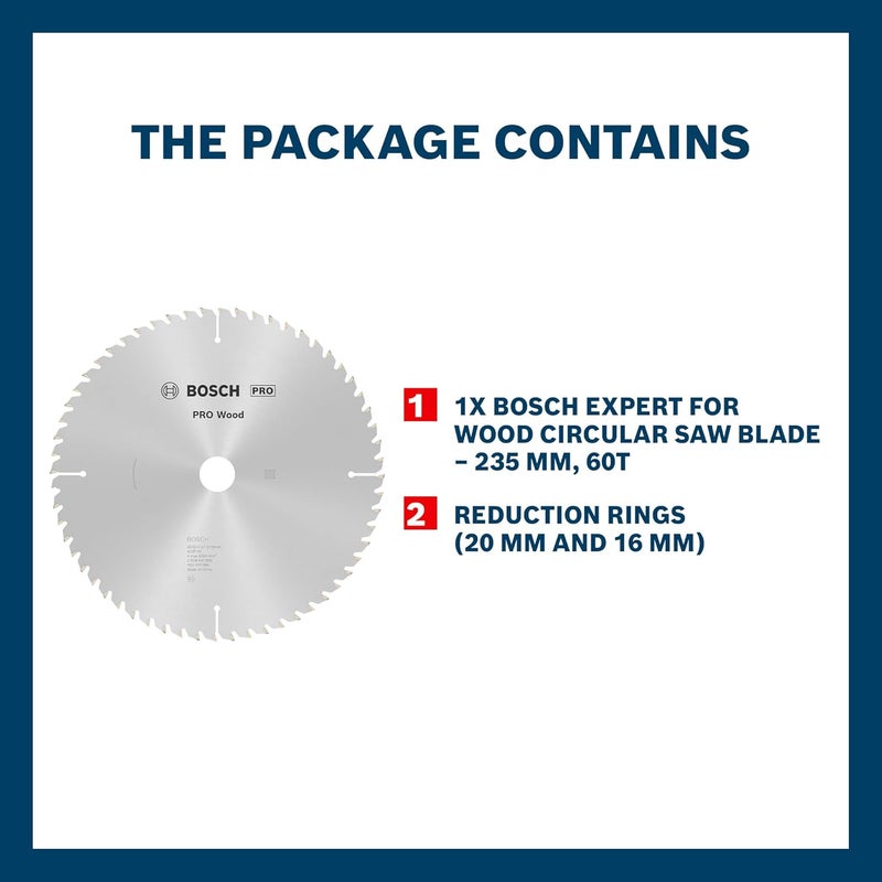 BOSCH Professional Hole Cutters 11 Piece Set | 8 HCS Holesaws Ø 22–68 mm | For Wood, Veneered Boards & Chipboard | 2 Adapters | Durable Plastic Case | Ideal for DIY & Professional Use - Image 2