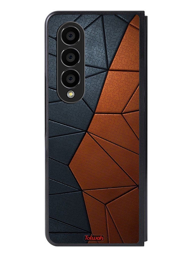 Tolwak Samsung Galaxy Z Fold 4 Protective Case Cover Pattern - Image 1