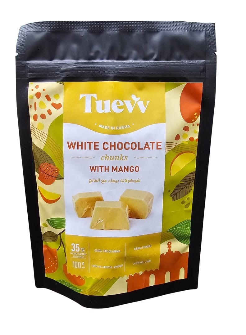 TUEVV Tuevv White Chocolate with Mango 100g - Image 1