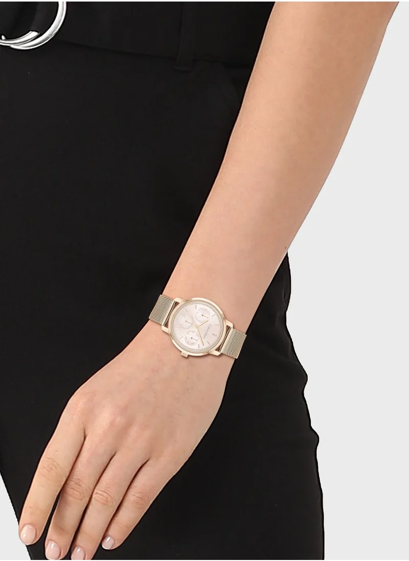 CALVIN KLEIN Shimmer Mesh Strap Analog Watch