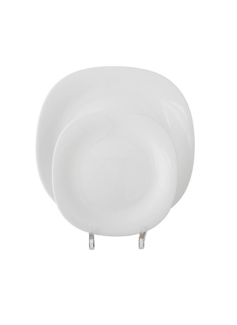 Dania Arcopal White Dinner Set 18 Pieces Serves 6 People  - Image 3