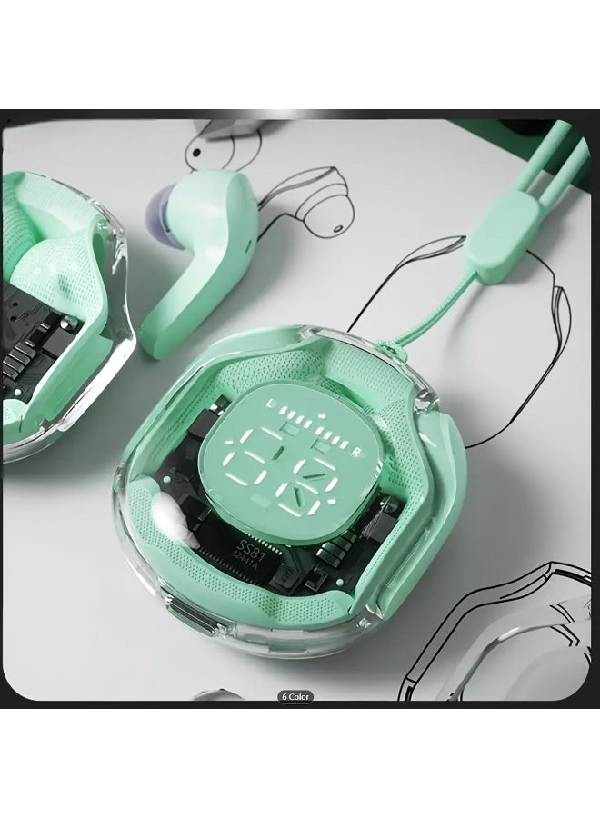 ksluxirt 2025 New TWS Wireless Headset Earbuds - Unrivalled true wireless freedom ergonomics for ultimate comfort and HIFI sound with Dolby Bass, ACC Stereo HD Calling and - Ideal for Android for iPhone, ideal for sports and music lovers!  - Image 3