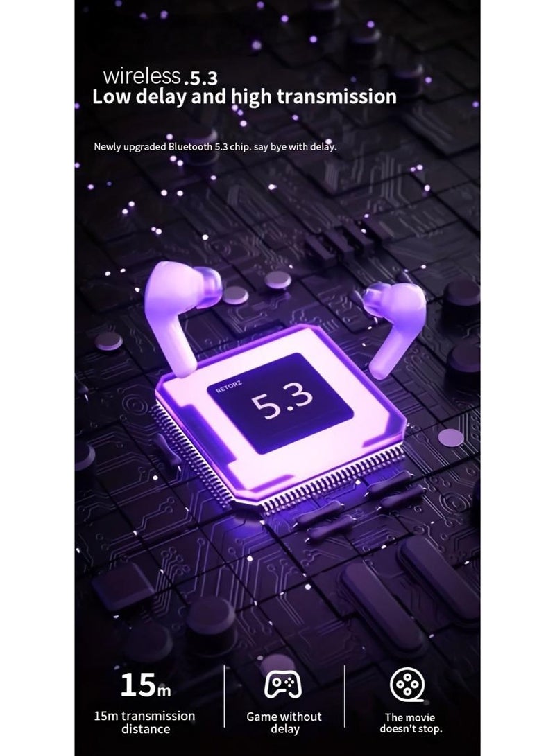 ksluxirt 2025 New TWS Wireless Headset Earbuds - Unrivalled true wireless freedom ergonomics for ultimate comfort and HIFI sound with Dolby Bass, ACC Stereo HD Calling and - Ideal for Android for iPhone, ideal for sports and music lovers!  - Image 5