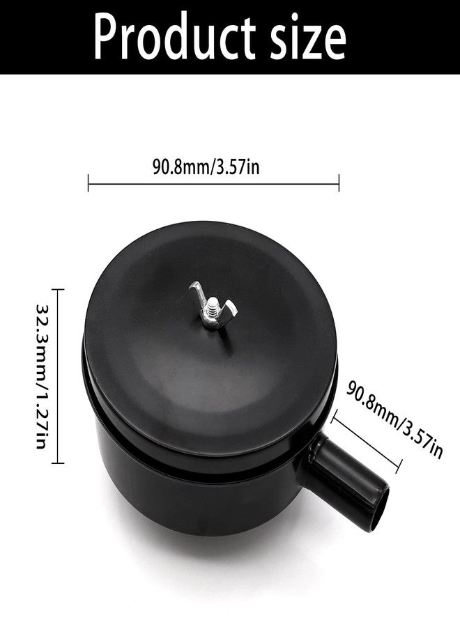 Tnuocke 1/2" PT 20mm Thread Air Compressor Silencer Intake Filter Sound Muffler with a Replacement Element H-076 - Image 2